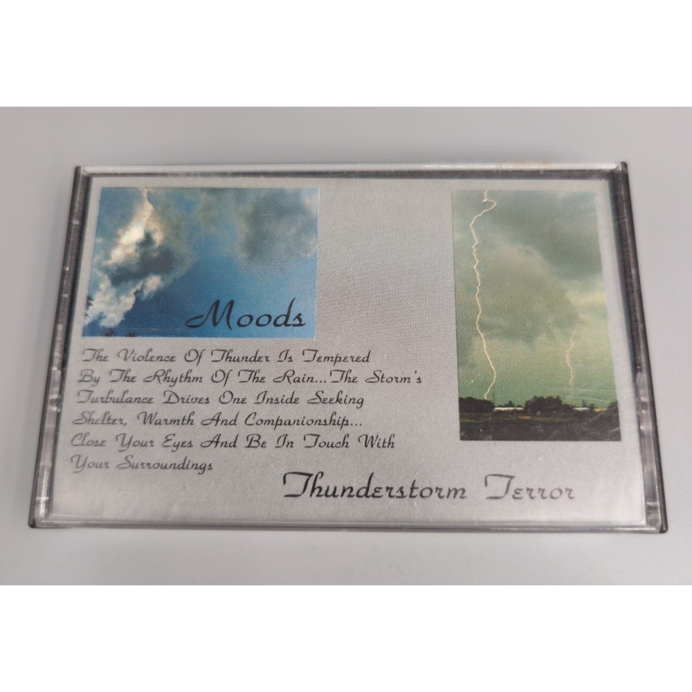 Lot Of 2 Moods Cassettes Thunderstorm Terror